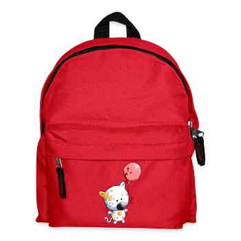 Chat avec ballon - Sac à dos Enfant - rouge - Devant