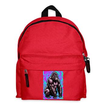 gorilla - Kids' Backpack - red - Front