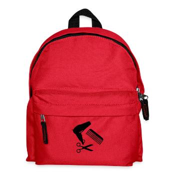 Frisör-Werkzeuge / hairdresser tools (1c) - Kids' Backpack - red - Front