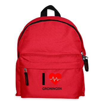 I Love Groningen - I Love Groningen - Kids' Backpack - red - Front