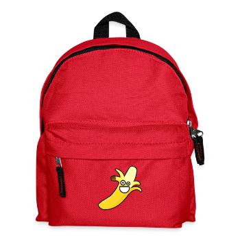 Banane - Kinder Rucksack - Rot - Vorne