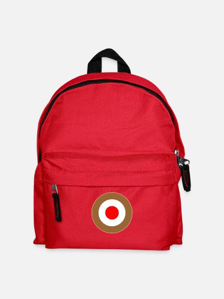 Hamburg Braun Weiss Rot Mod Target DigitalDirekt - Kinder Rucksack - Rot