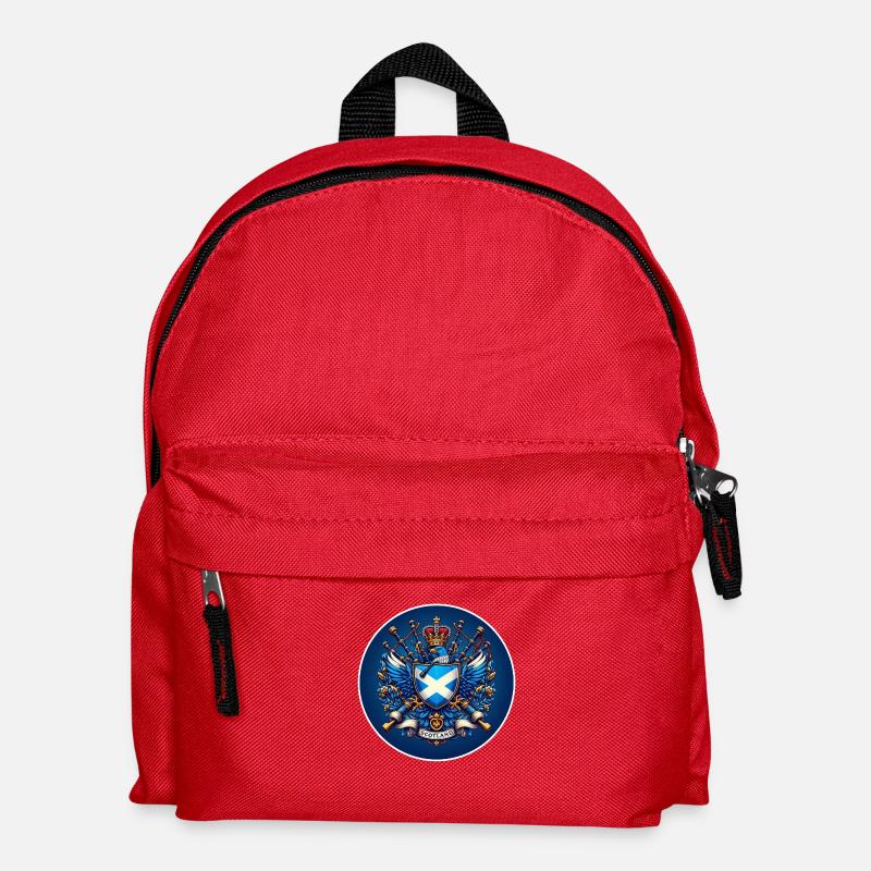 Scotland Logo - Kinder Rucksack - Rot