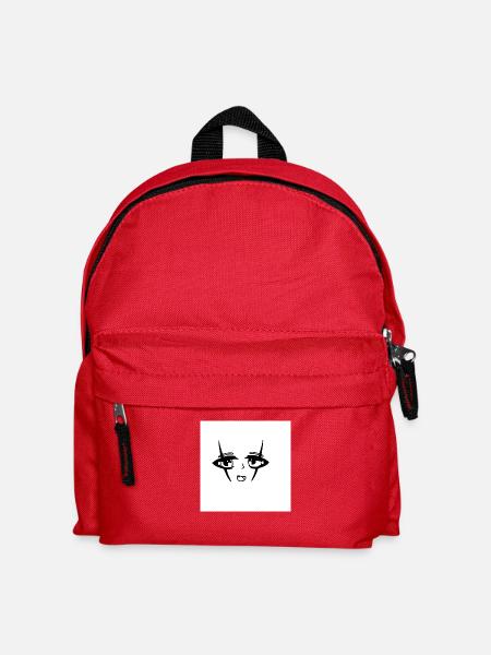 Visage - Sac à dos Enfant - rouge