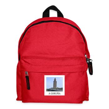 A Coruña Galicia - Kids' Backpack - red - Front