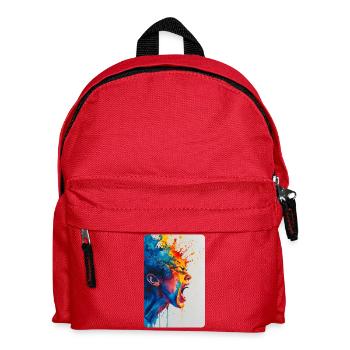 T-Shirt Spektrum der Angst - Kinder Rucksack - Rot - Vorne
