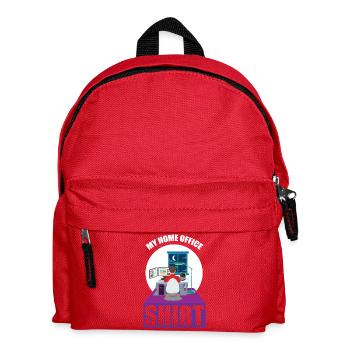Codeur de nuit Programmeur Graphique de bureau - Sac à dos Enfant - rouge - Devant
