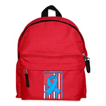 ME CFS - Kids' Backpack - red - Front