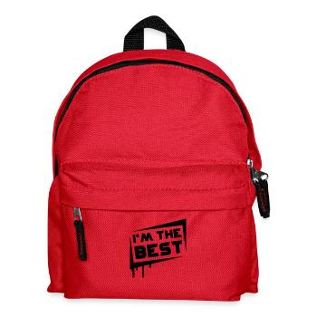 I'm The Best - Kids' Backpack - red - Front