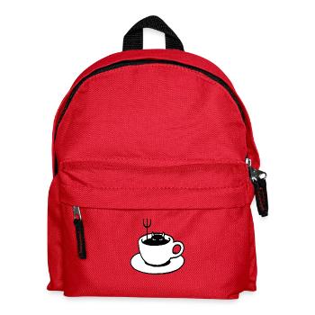 Coffee Devil - Kids' Backpack - red - Front