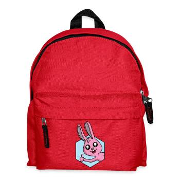 Bunny Thumbs Up - Kids' Backpack - red - Front