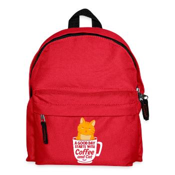Chat tigré - Sac à dos Enfant - rouge - Devant