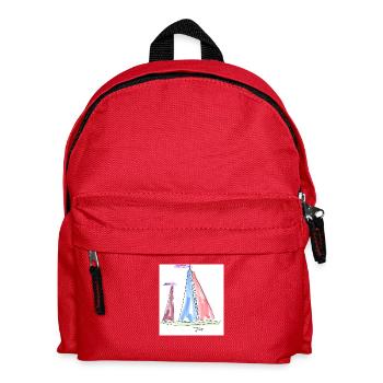 Boat Soul - Kinder Rucksack - Rot - Vorne
