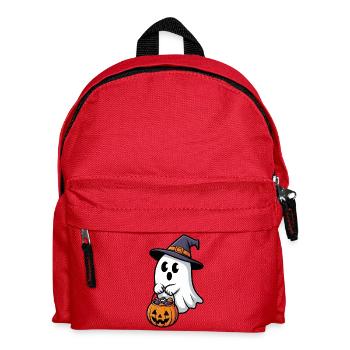 Gruselige Halloween Hexe Geist Design - Kinder Rucksack - Rot - Vorne
