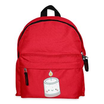 Bougie Kawaii Lumineuse - Sac à dos Enfant - rouge - Devant