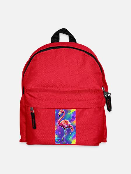 Flamingo - Kinder Rucksack - Rot