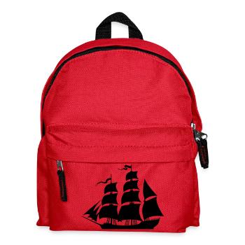 Sailboat de - Kinder Rucksack - Rot - Vorne