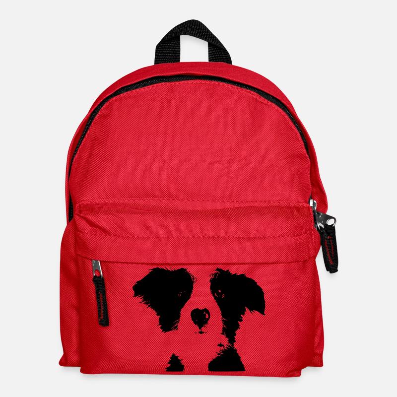 chien - Sac à dos Enfant - rouge