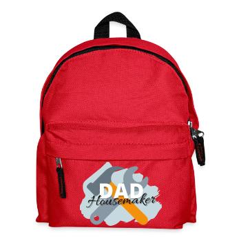 Dad Housemaker - Kinder Rucksack - Rot - Vorne