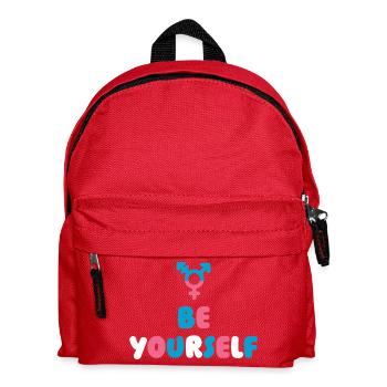 LGBT Pride Month - Transgender. Be Yourself - Kids' Backpack - red - Front