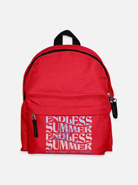 Endless Summer – Wellen & Beach Vibes - Kinder Rucksack - Rot