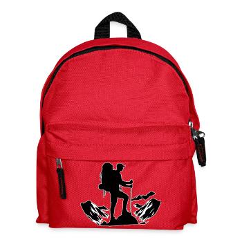 Contour du vagabond - Sac à dos Enfant - rouge - Devant