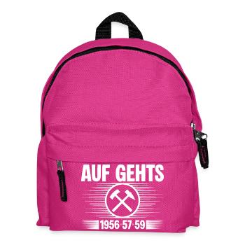 Erzgebirge Auf gehts - Kinder Rucksack - Fuchsia - Vorne