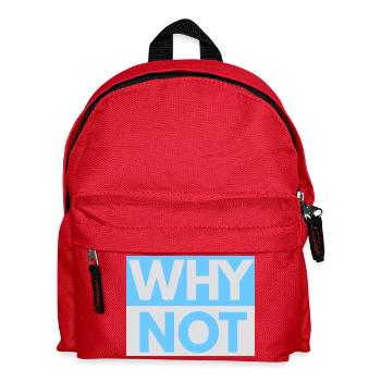 Warum nicht Impressum - Kinder Rucksack - Rot - Vorne