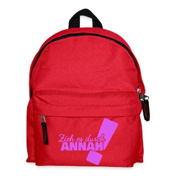 Annah - Kinder Rucksack - Rot - Vorne