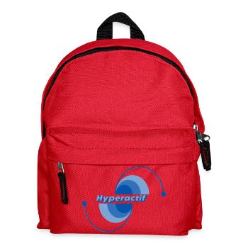 Hyperactive - Kids' Backpack - red - Front