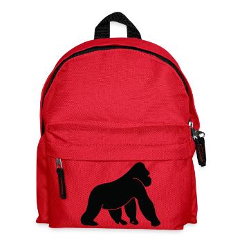 Un Gorille sauvage - Sac à dos Enfant - rouge - Devant