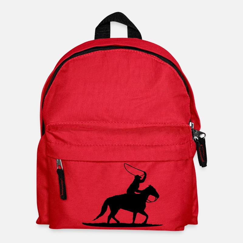 westernreiter - Kinder Rucksack - Rot