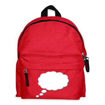 Nuage de pensée, Thinkbubble. Pour personnaliser - Sac à dos Enfant - rouge - Devant