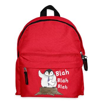 Pinguin-Rede Penguin Speech - Kids' Backpack - red - Front
