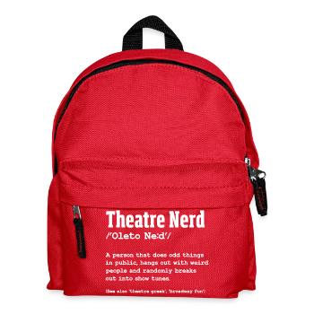 Acteur de scène Funny Acting Lover - Acteur de scène - Sac à dos Enfant - rouge - Devant