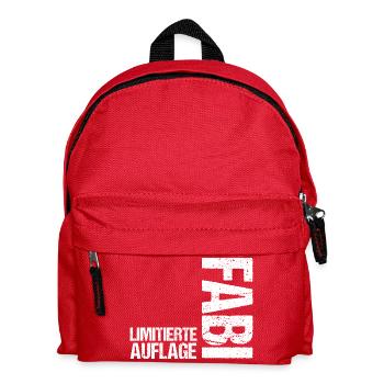 Fabian - Kinder Rucksack - Rot - Vorne