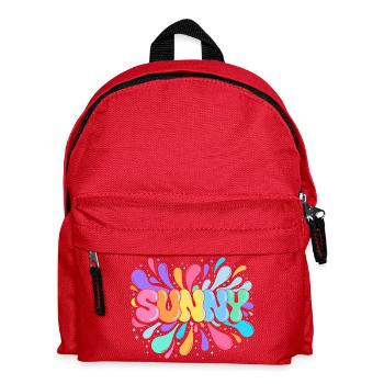 Sunny PopArt Multicolor - Kinder Rucksack - Rot - Vorne