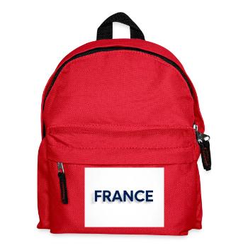 France - Sac à dos Enfant - rouge - Devant