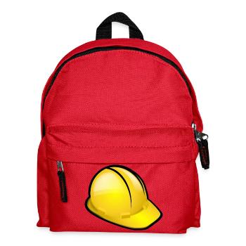 Schutz Helm - Kinder Rucksack - Rot - Vorne