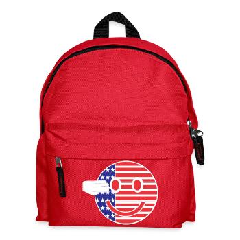 AMERICA SALUTE EMUJI - Kids' Backpack - red - Front