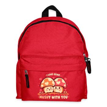 Being MUSHy with you - Kids' Backpack - red - Front