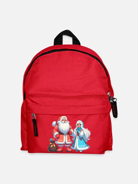 Ded Moroz Snegourotchka, Père Noël russe - Sac à dos Enfant - rouge