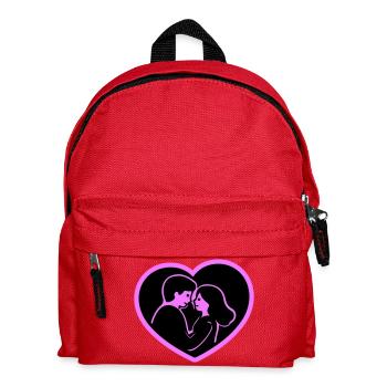 Couple amoureux - Sac à dos Enfant - rouge - Devant