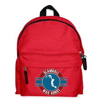 Slamball Slamballspieler Slamballspiel Mannschaft - Kinder Rucksack - Rot - Vorne