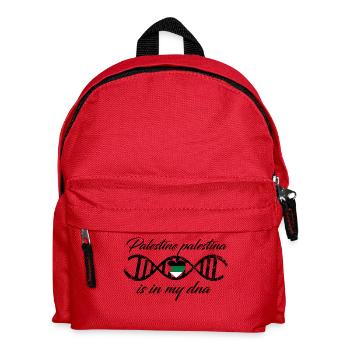love my dns dna land country Palestine palestina - Kids' Backpack - red - Front