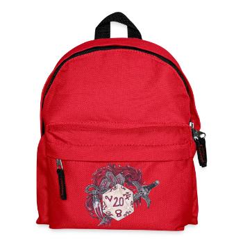 Role-Playing Tabletop D20 Dice Bloodhunter - Kids' Backpack - red - Front