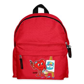 Mucki Kreativ - Kinder Rucksack - Rot - Vorne