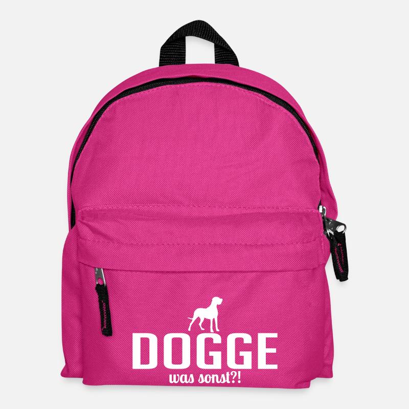 DEUTSCHE DOGGE was sonst - Kinder Rucksack - Fuchsia