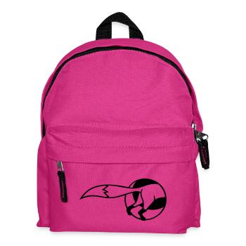 Fox Hole Buttocks Back Burrow Going In - Kids' Backpack - fuchsia - Front