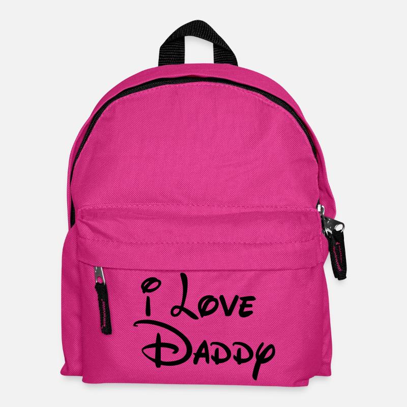 i-love-daddy - Kids' Backpack - fuchsia